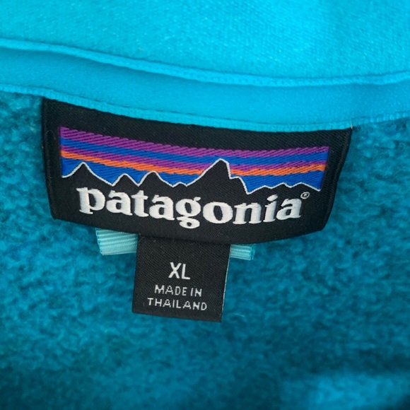 Patagonia Turquoise Fleece Pullover - Picture 3 of 5
